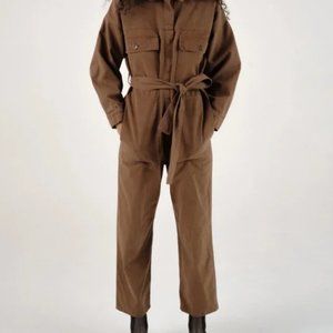 OZMA Keaton jumpsuit in clay